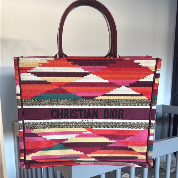Dior Vibrant Patterned Tote Bag - Picture 1 of 1